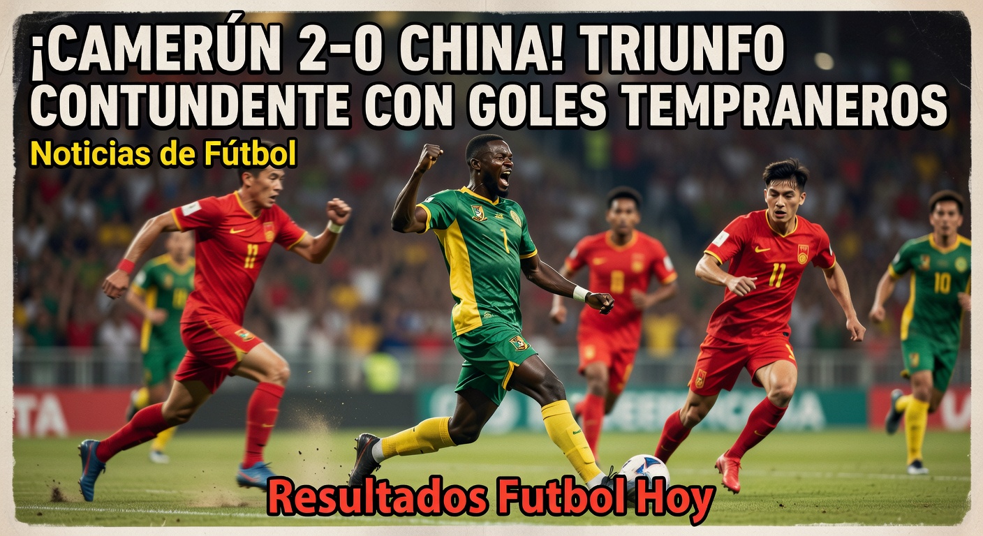 Cameroon 2-0 China in friendly
