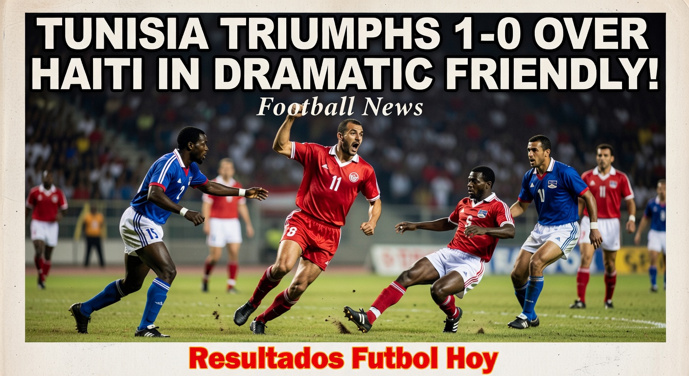 Haiti Falls 0-1 to Tunisia in International Friendly