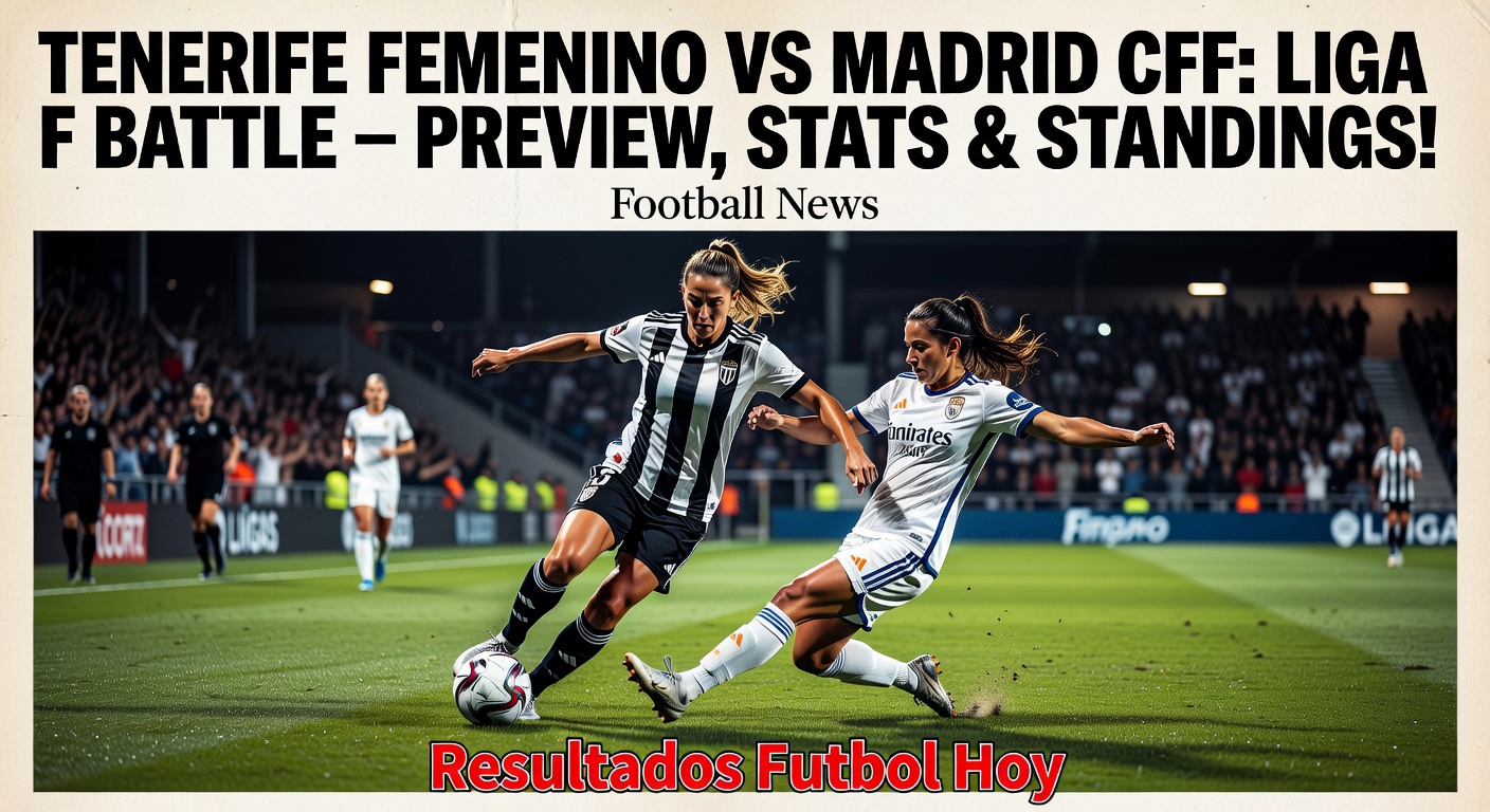 Tenerife Femenino vs Madrid CFF Women - Liga F (ESPN)