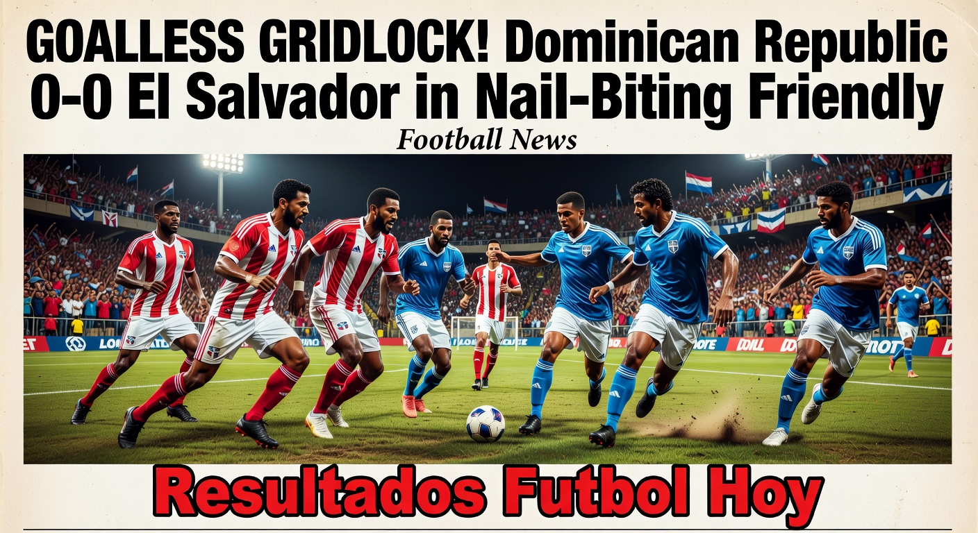 Dominican Republic 1-0 El Salvador (21') International Friendly