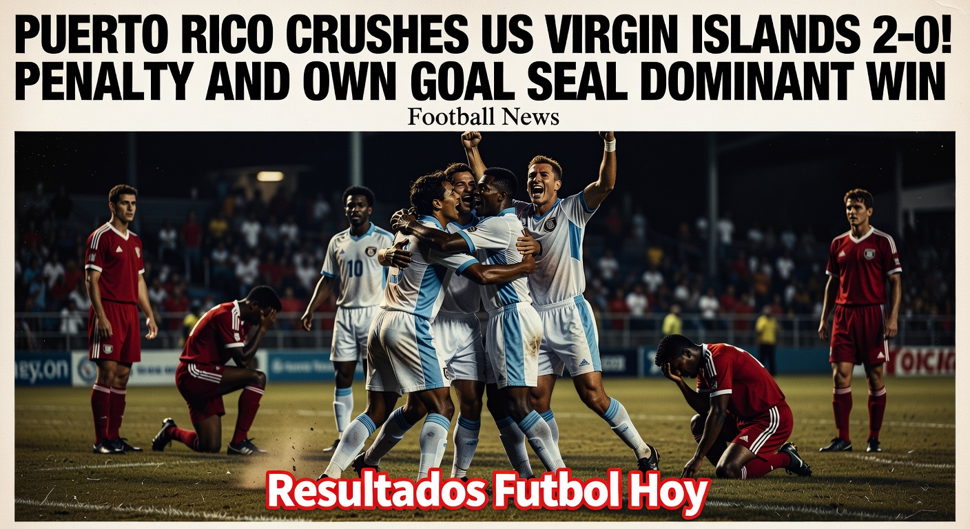 Puerto Rico 2-0 US Virgin Islands in Friendlies 2