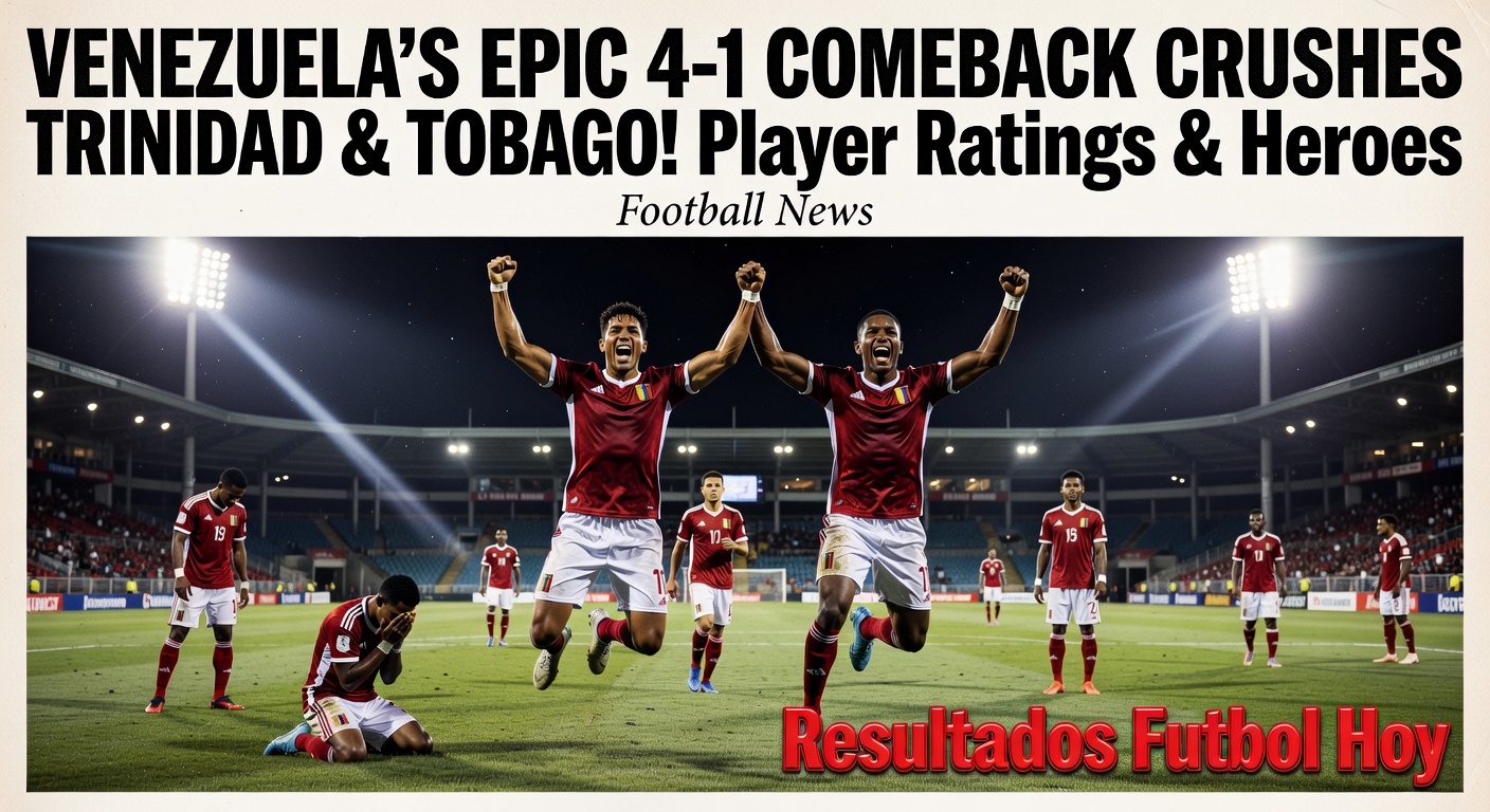 Venezuela 4-1 Trinidad and Tobago in Friendly