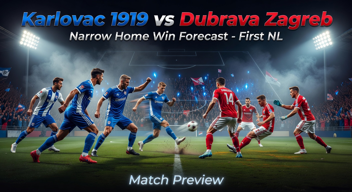 Karlovac 1919 vs Dubrava Zagreb Pronóstico / Prediction