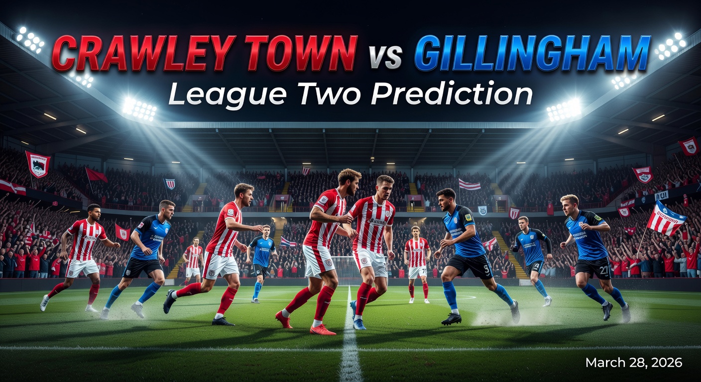 Crawley Town vs Gillingham Pronóstico / Prediction
