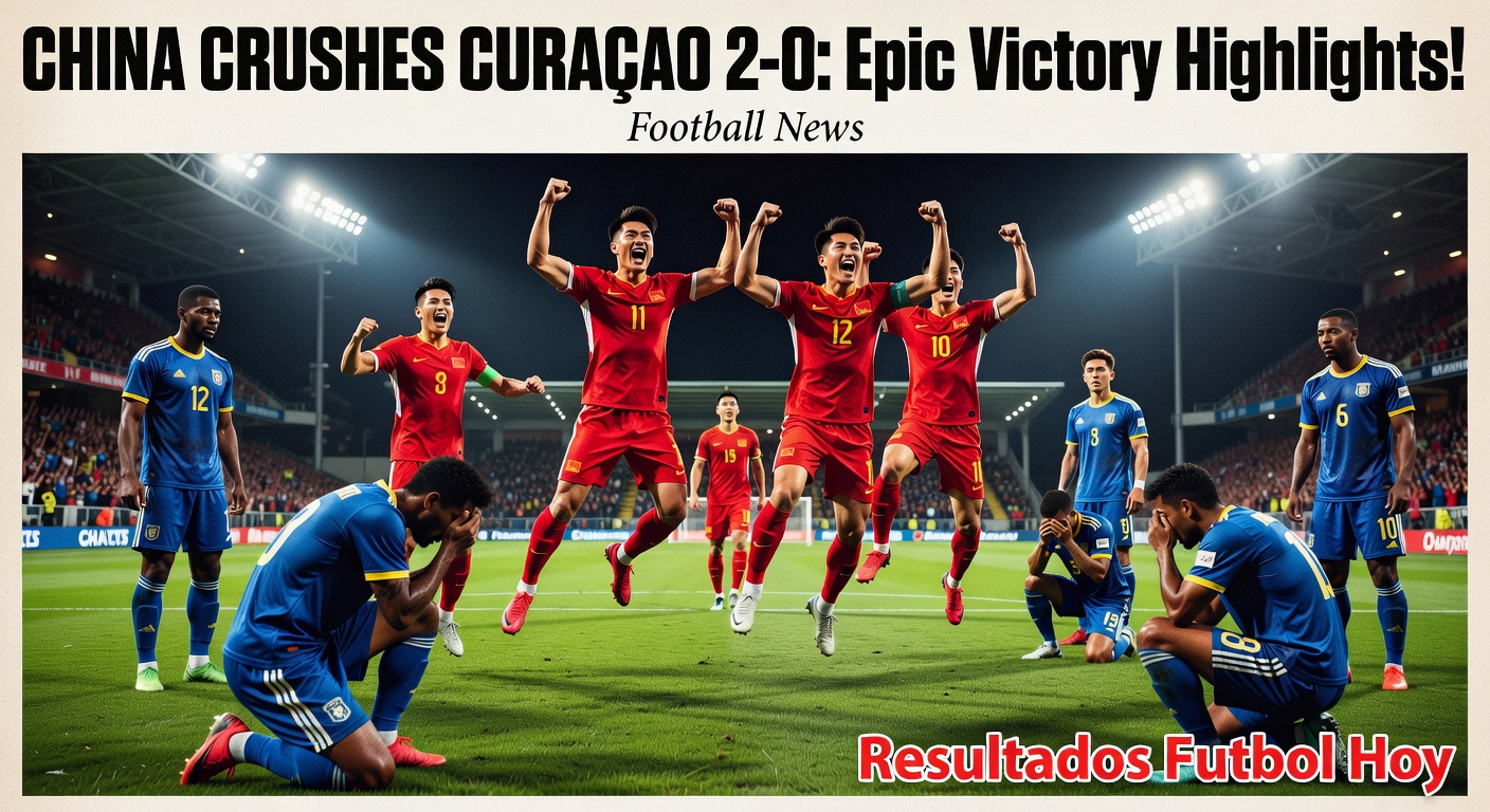 China 2-0 Curaçao in International Friendly