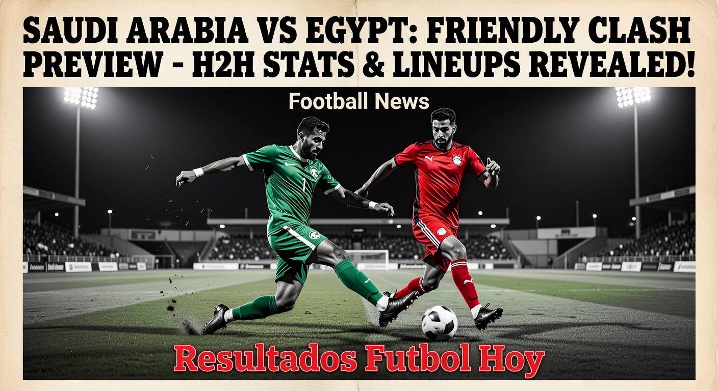 Saudi Arabia vs Egypt Friendly
