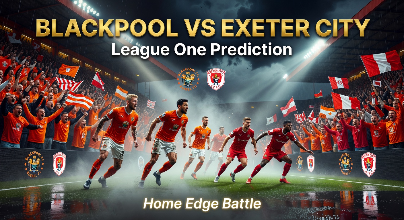 Blackpool vs Exeter City Pronóstico / Prediction