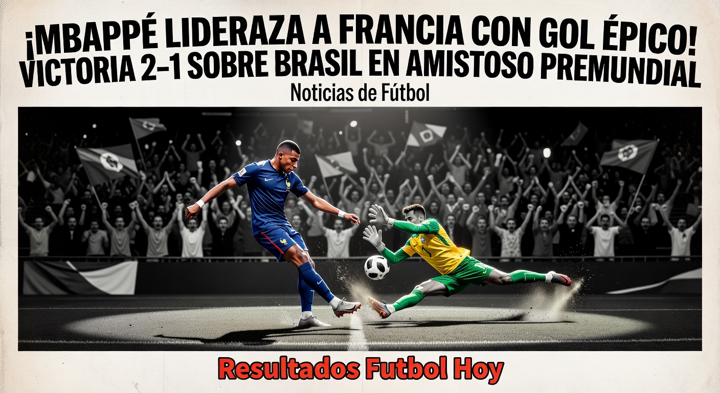 Mbappé Leads France Past Brazil