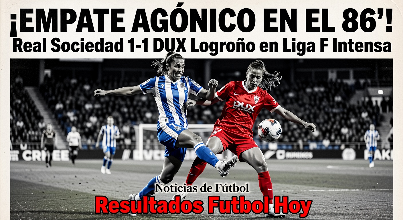 Real Sociedad and DUX Logroño draw 1-1 in Liga F