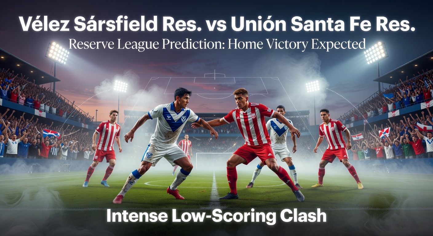 Vélez Sársfield Res. vs Unión Santa Fe Res. Pronóstico / Prediction