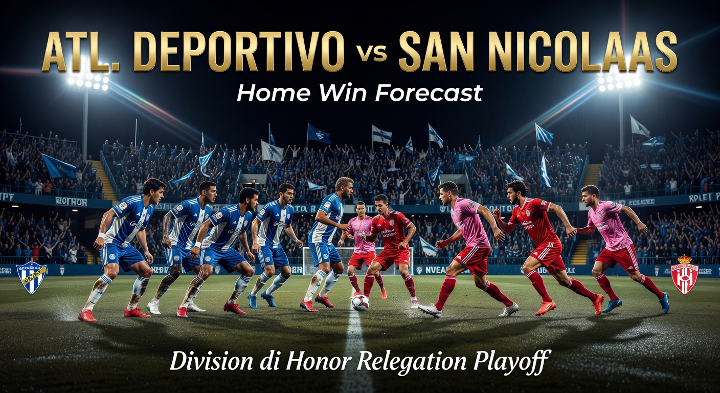 Atl. Deportivo vs San Nicolaas Pronóstico / Prediction