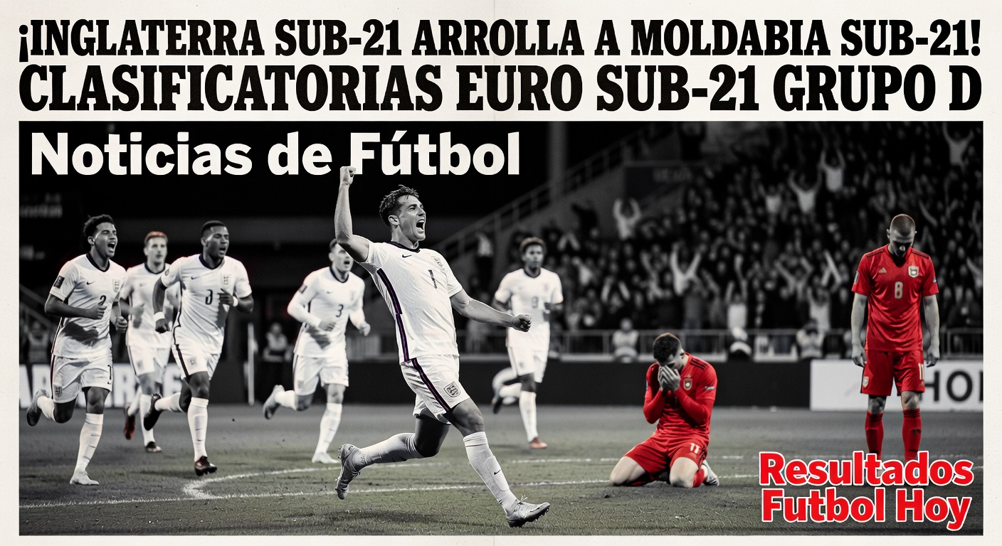 England U21 vs Moldova U21 - UEFA U21 Qualifier