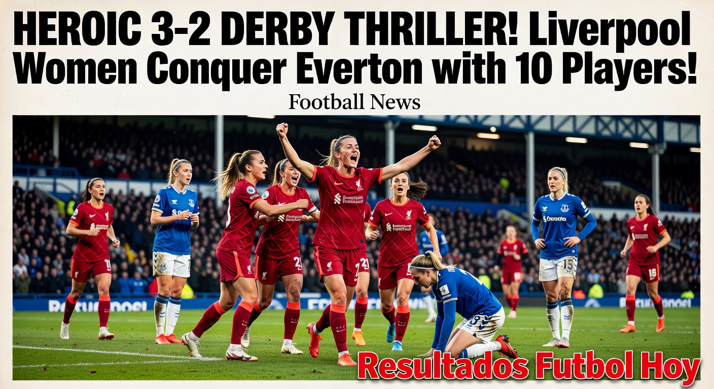 Liverpool Women Edge Everton in Derby Despite Red Card