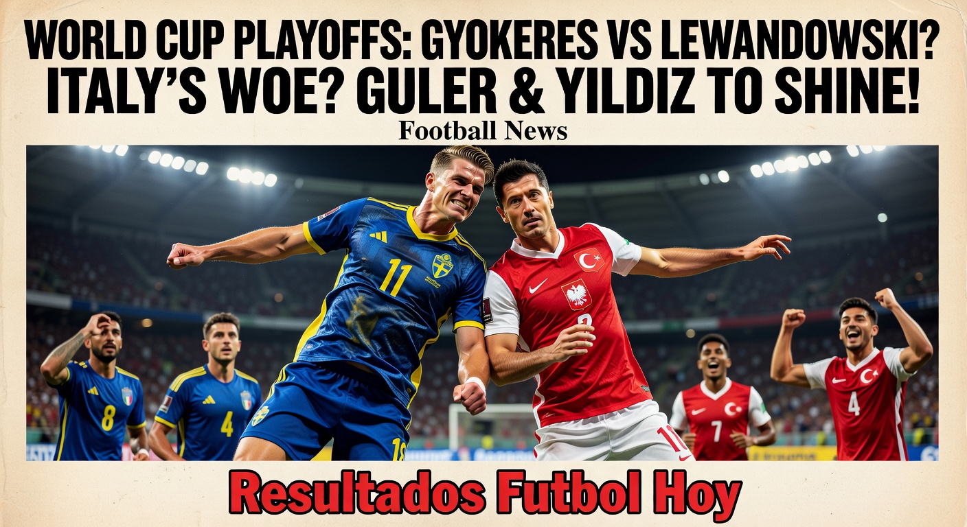 World Cup 2026 play-off predictions: Gyokeres vs Lewandowski?