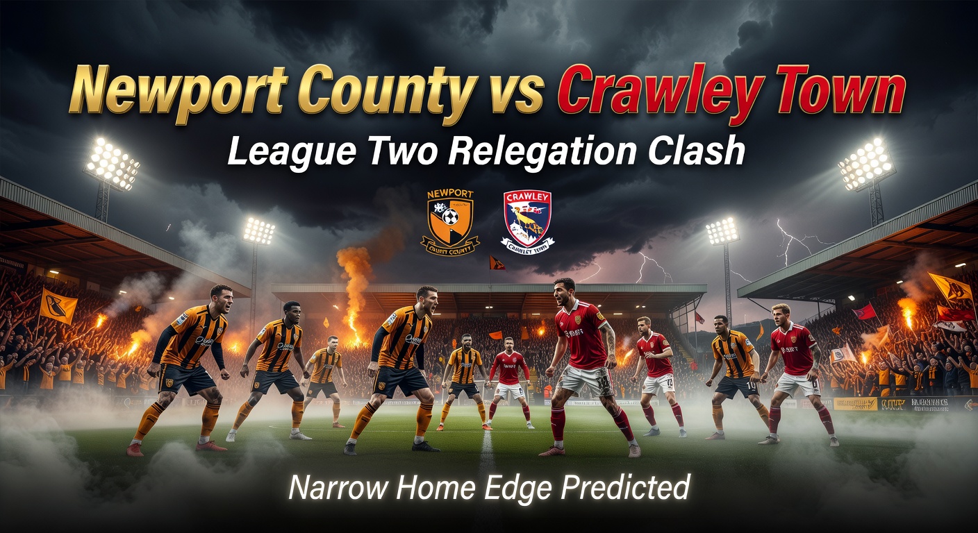 Newport County vs Crawley Town Pronóstico / Prediction