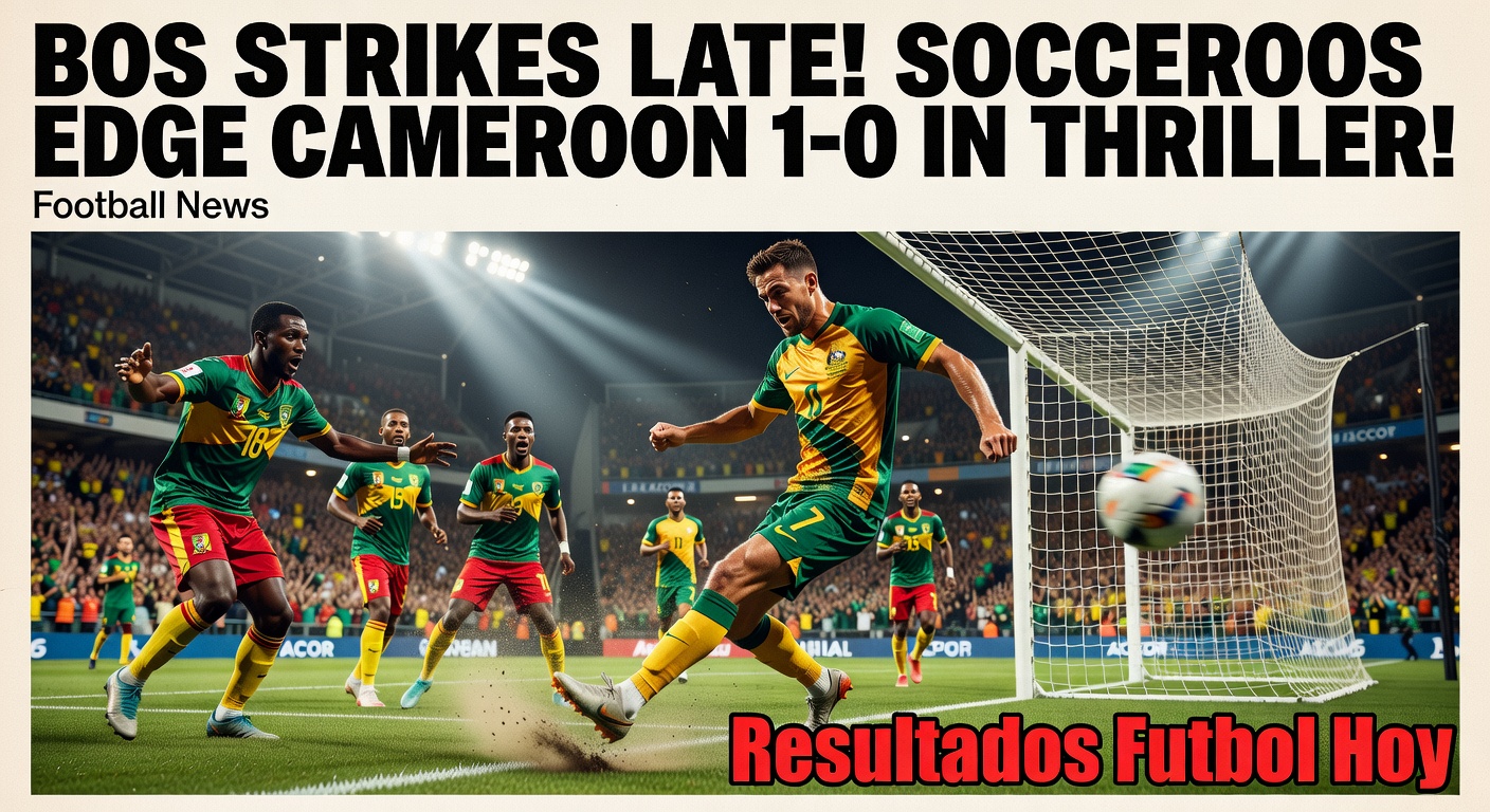 Australia 1-0 Cameroon in Friendly