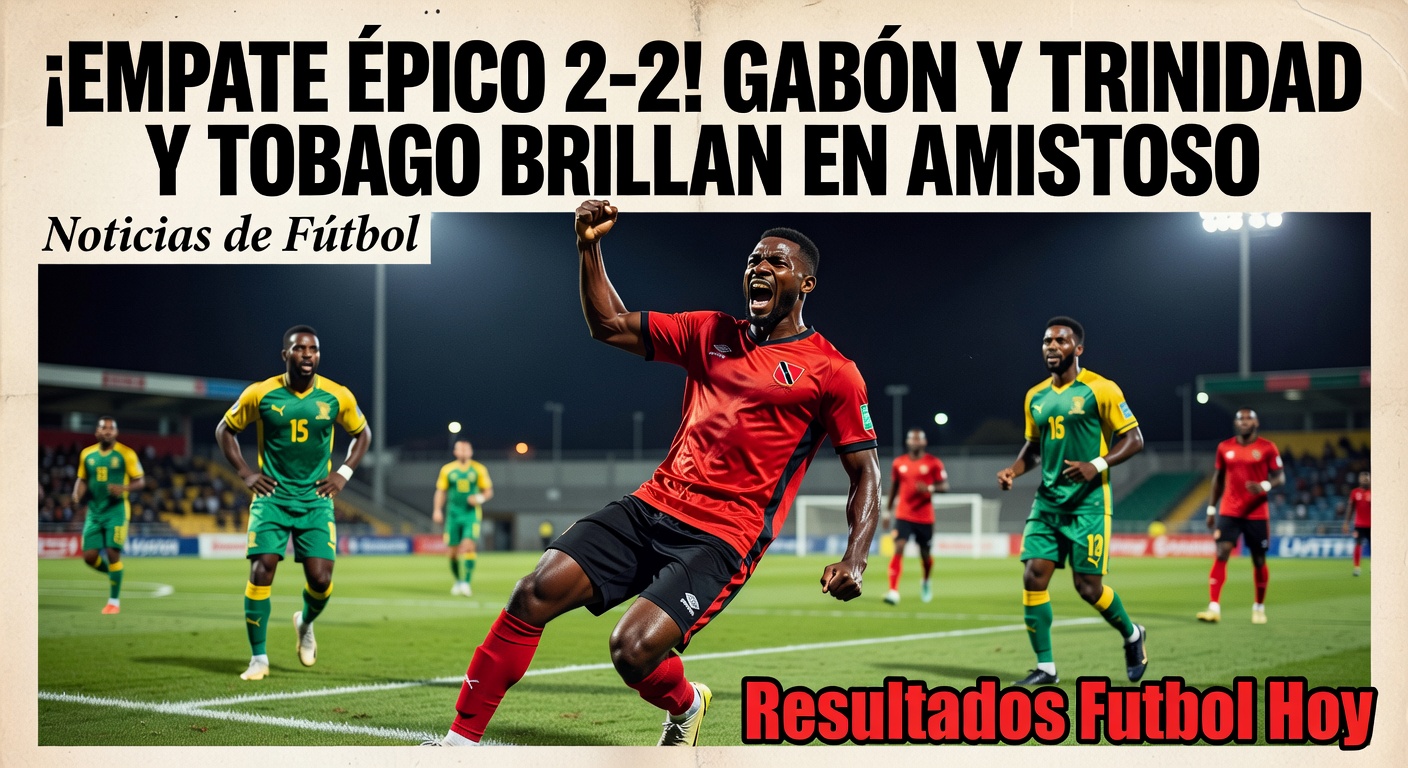 Gabon 2-1 Trinidad and Tobago - Friendly (BBC Sport, 56')