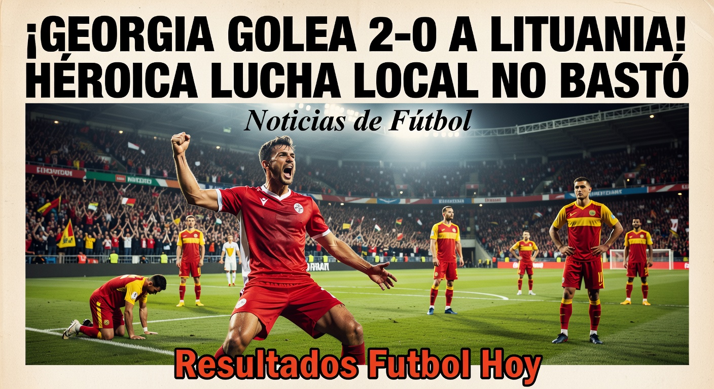 Georgia defeat Lithuania 2-0 in international friendly