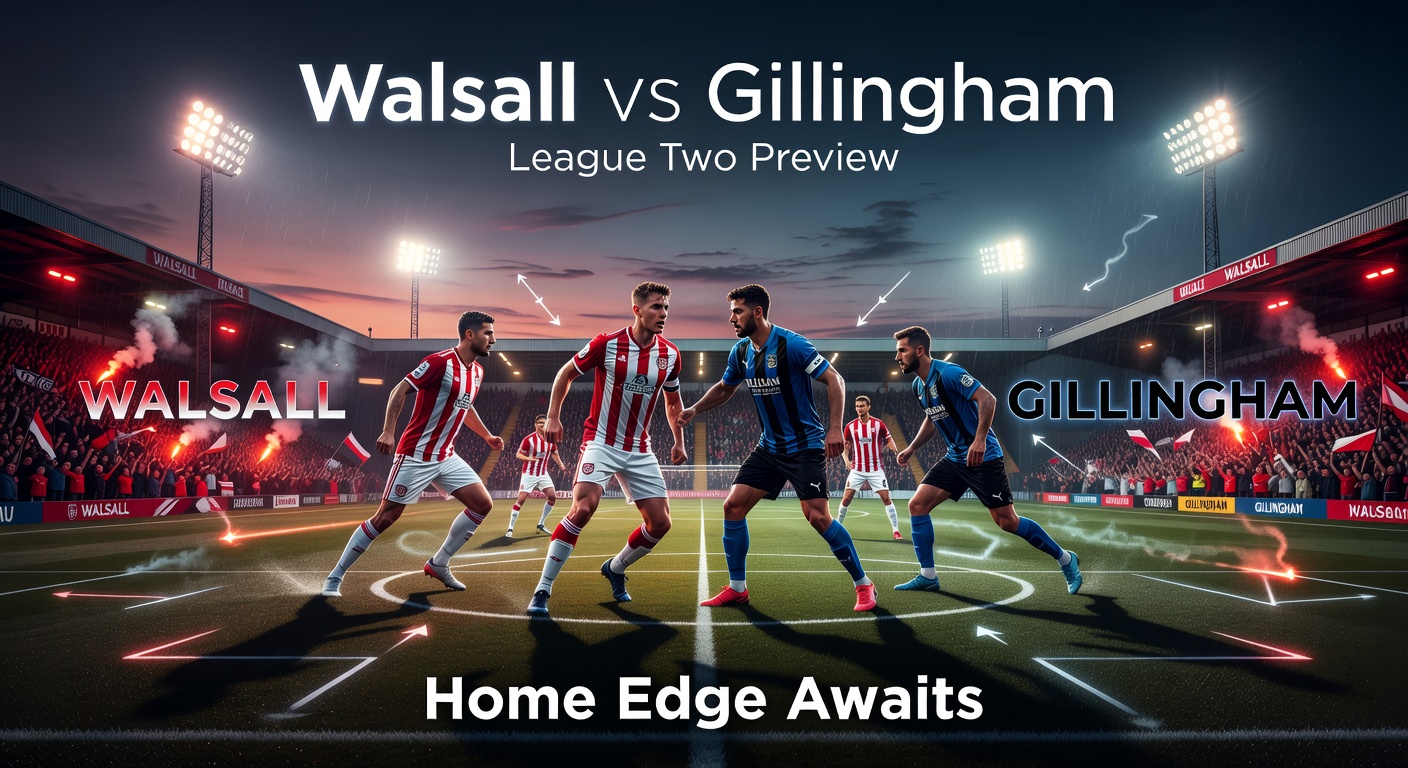 Walsall vs Gillingham Pronóstico / Prediction
