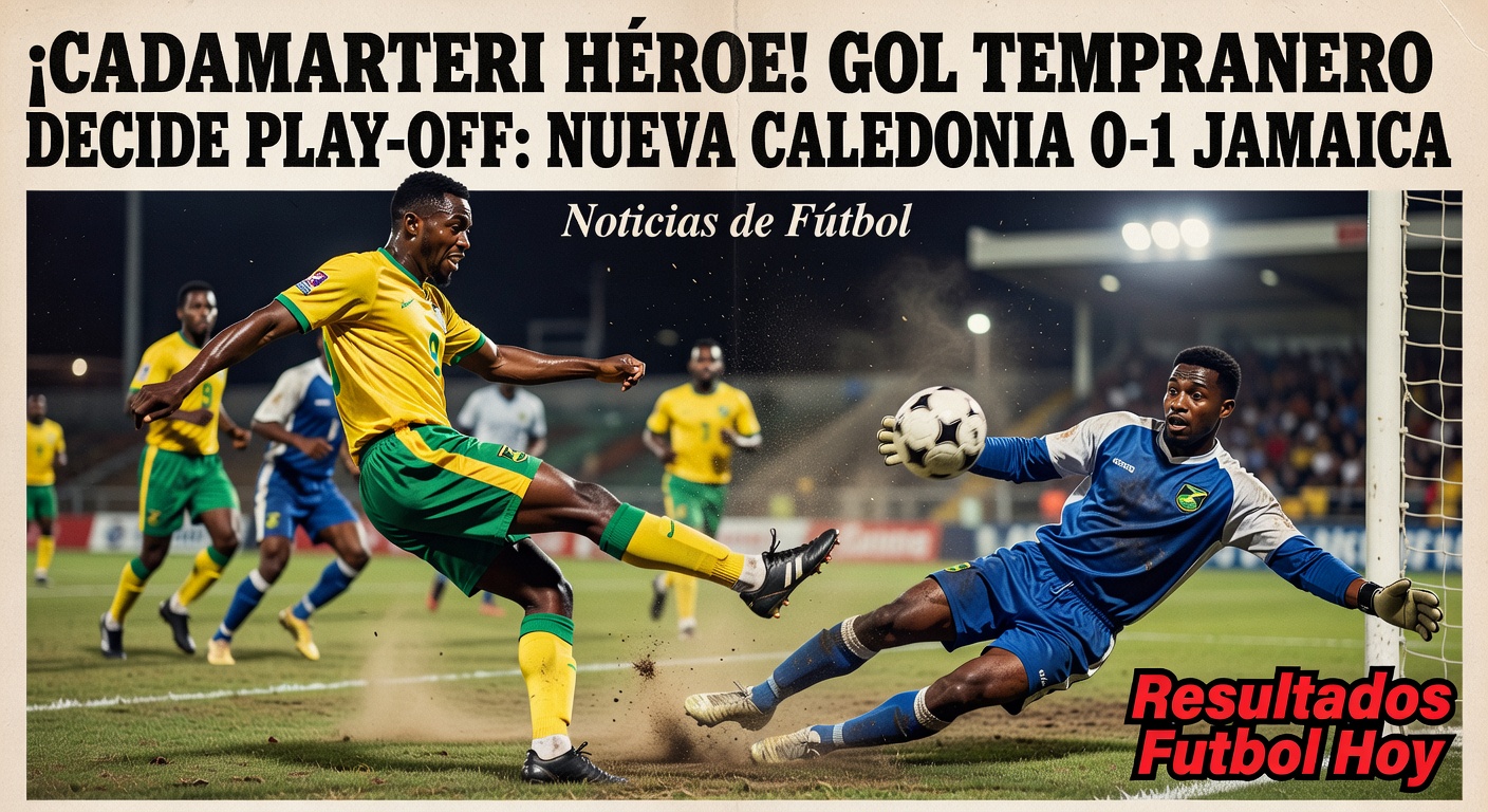 Jamaica 1-0 New Caledonia - World Cup Playoff (Olympics.com, Recent)