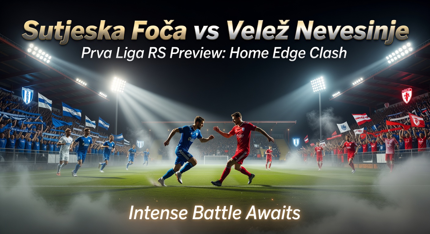 Sutjeska Foča vs Velež Nevesinje Pronóstico / Prediction