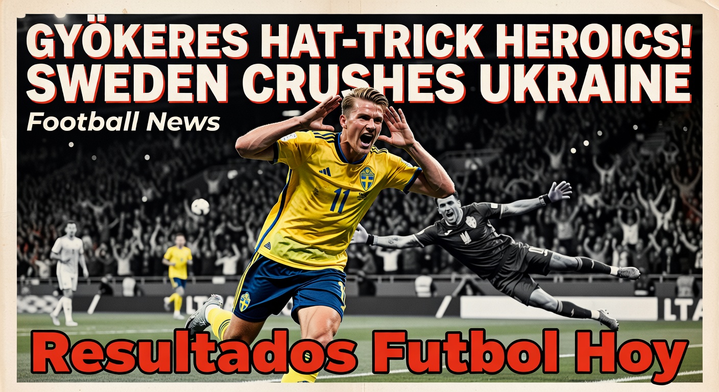 Sweden 3-1 Ukraine in UEFA World Cup Qualifier
