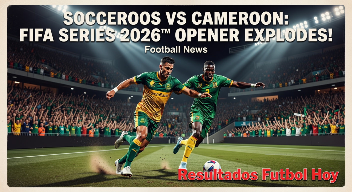Australia host Cameroon in FIFA Series 2026 at Accor Stadium