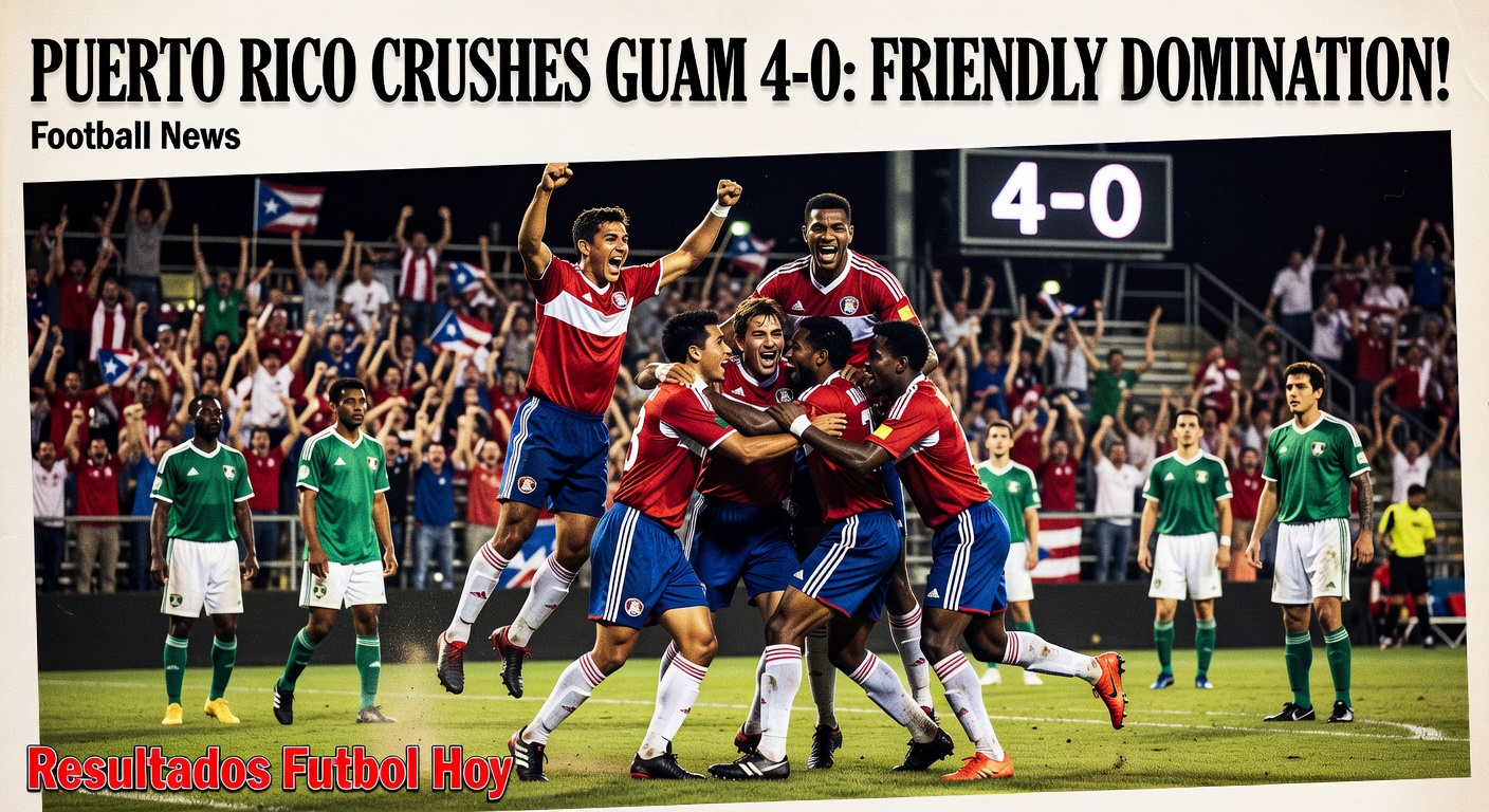 Puerto Rico 4-0 Guam International Friendly Result
