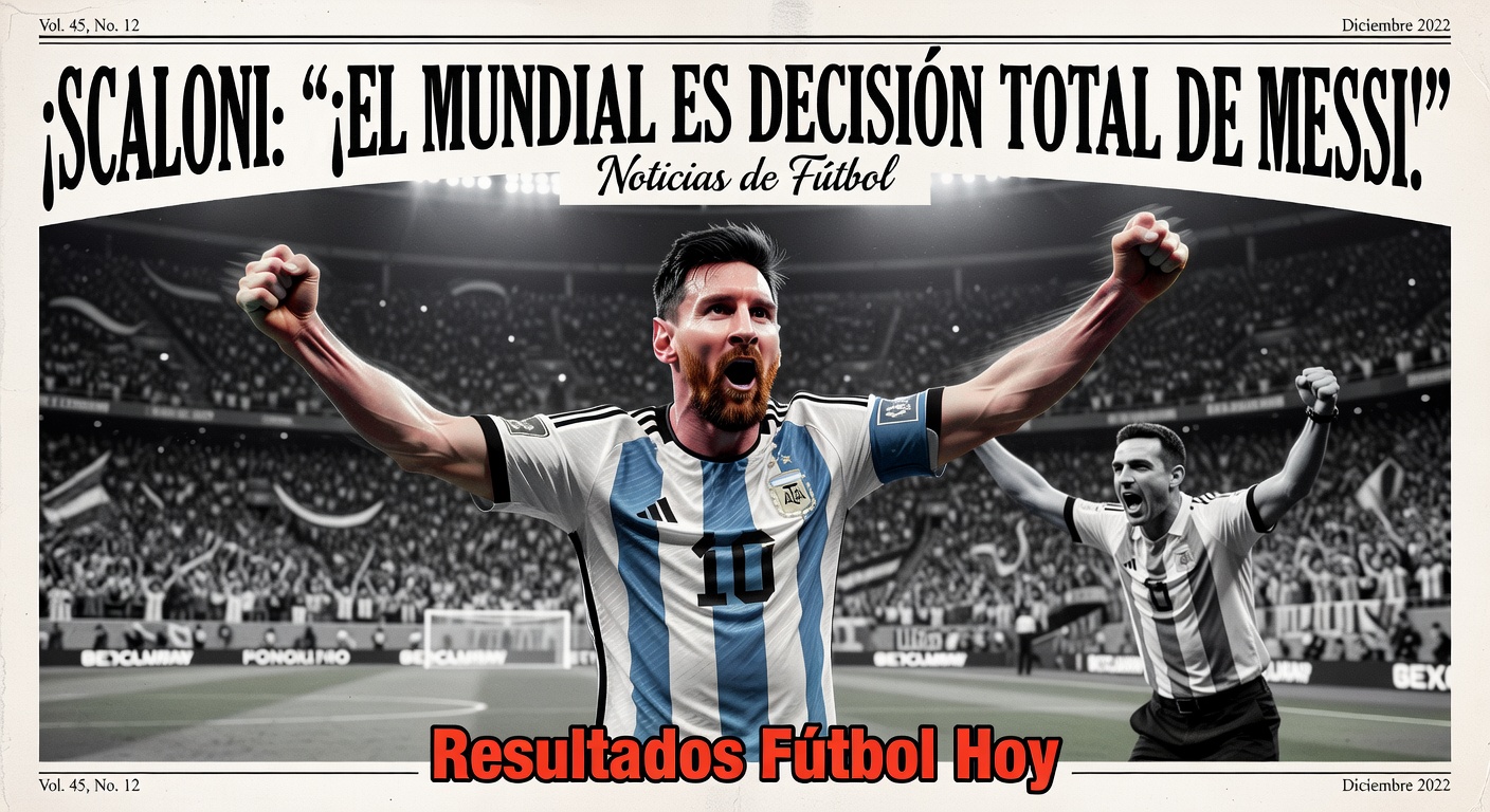 Lionel Scaloni: World Cup Decision Entirely Up to Messi