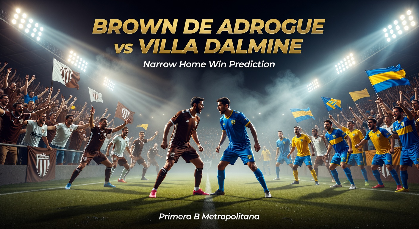 Brown DE Adrogue vs Villa Dalmine Pronóstico / Prediction