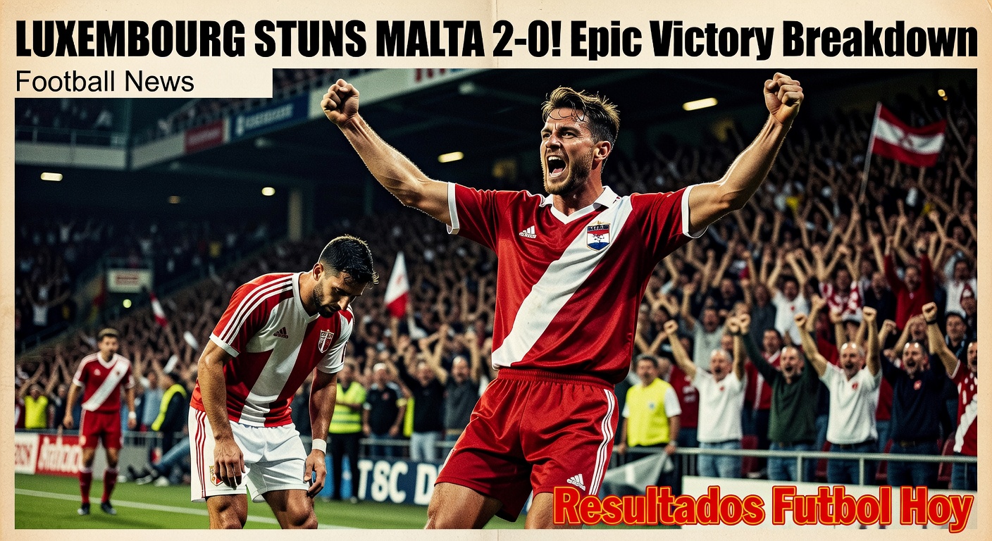 Malta 0-2 Luxembourg in UEFA Nations League
