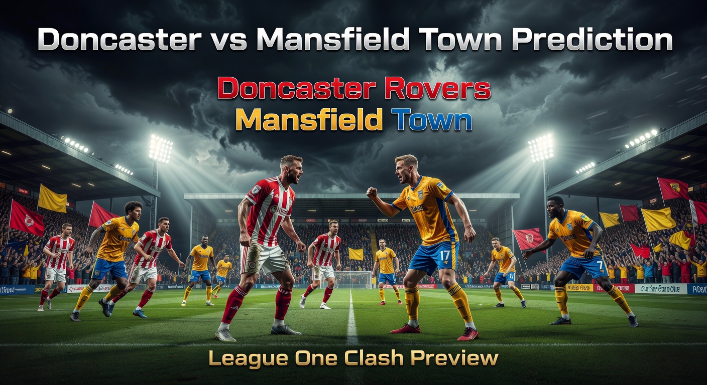 Doncaster vs Mansfield Town Pronóstico / Prediction