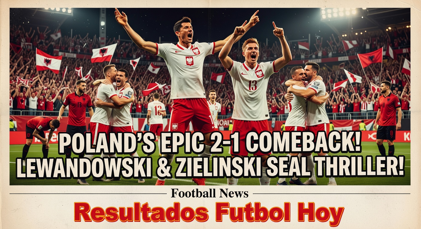Poland 2-1 Albania: Lewandowski Header Secures Win in WC Qualifier