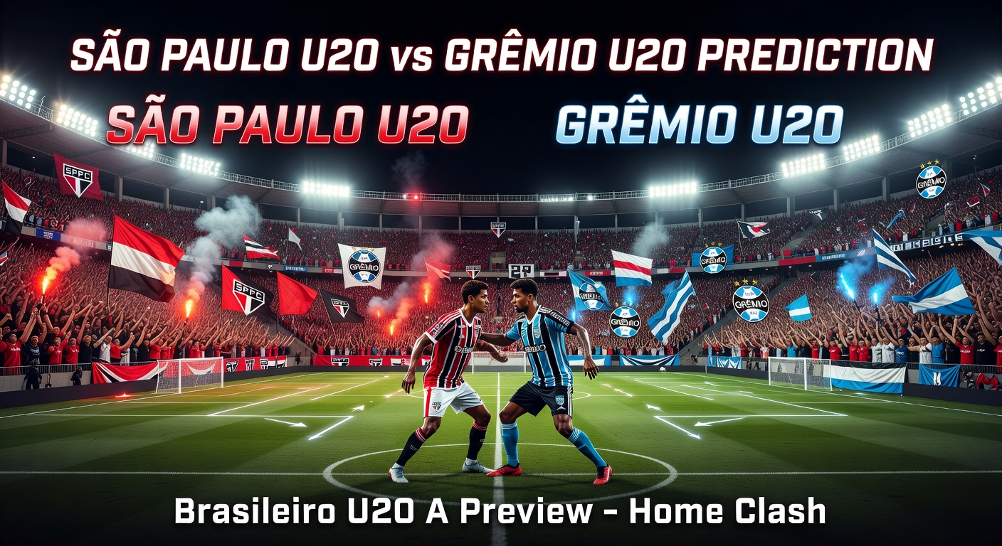 São Paulo U20 vs Grêmio U20 Pronóstico / Prediction