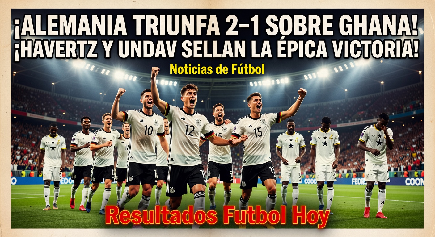 Germany 2-1 Ghana in men's international friendly