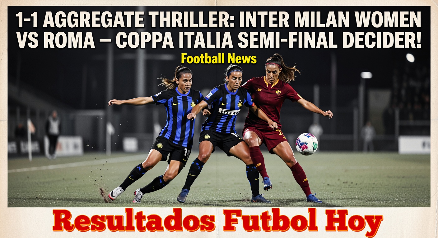 Inter Milan Women vs Roma Women - Italian Coppa Italia Semi-Final