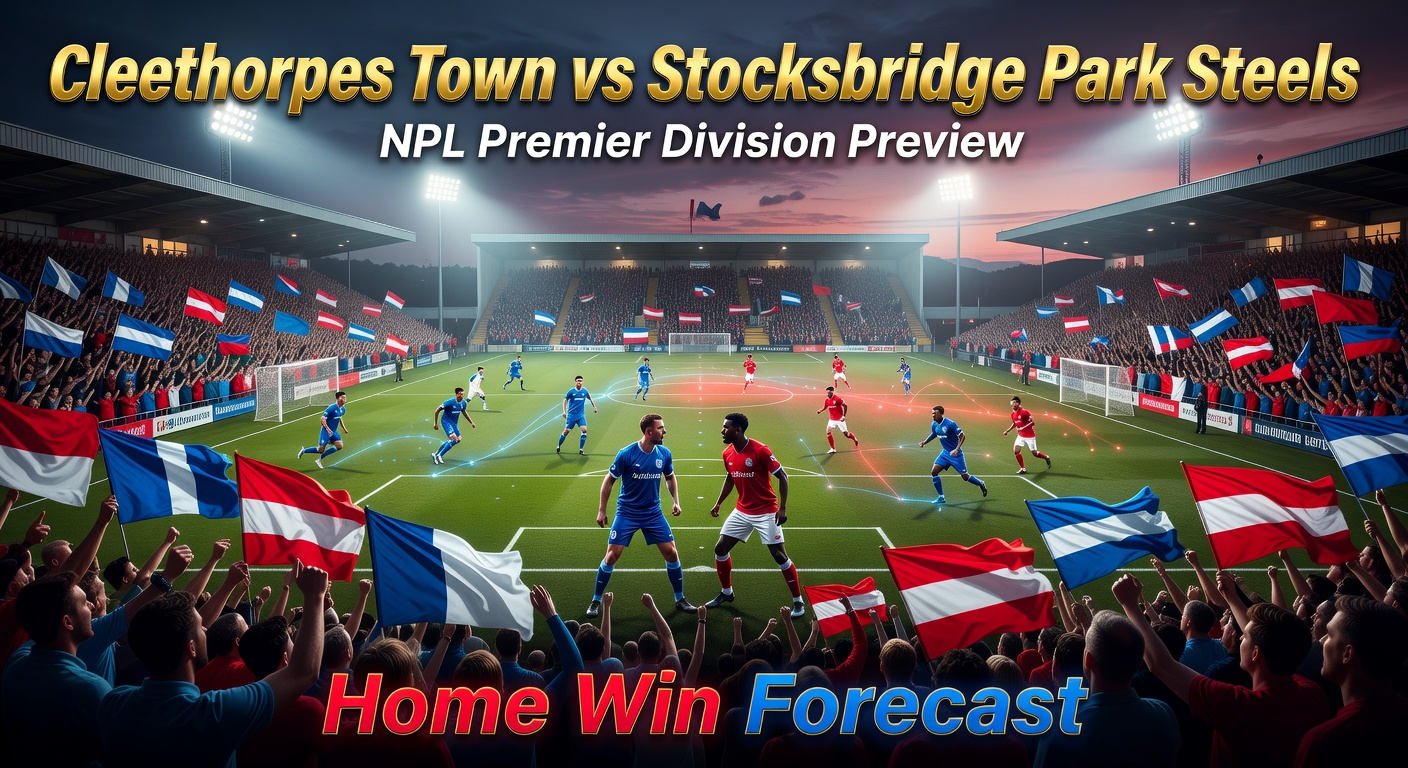 Cleethorpes Town vs Stocksbridge Park Steels Pronóstico / Prediction