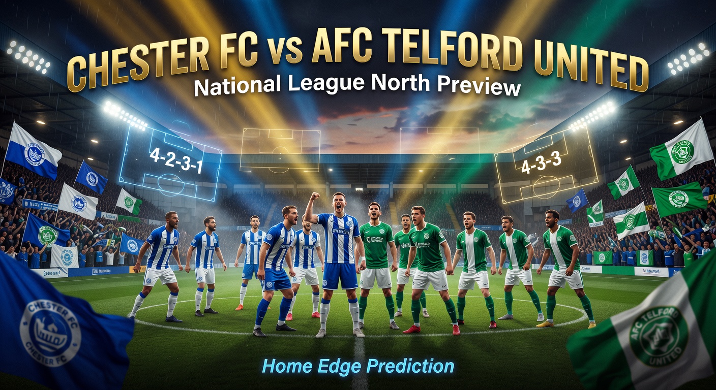 Chester vs AFC Telford United Pronóstico / Prediction
