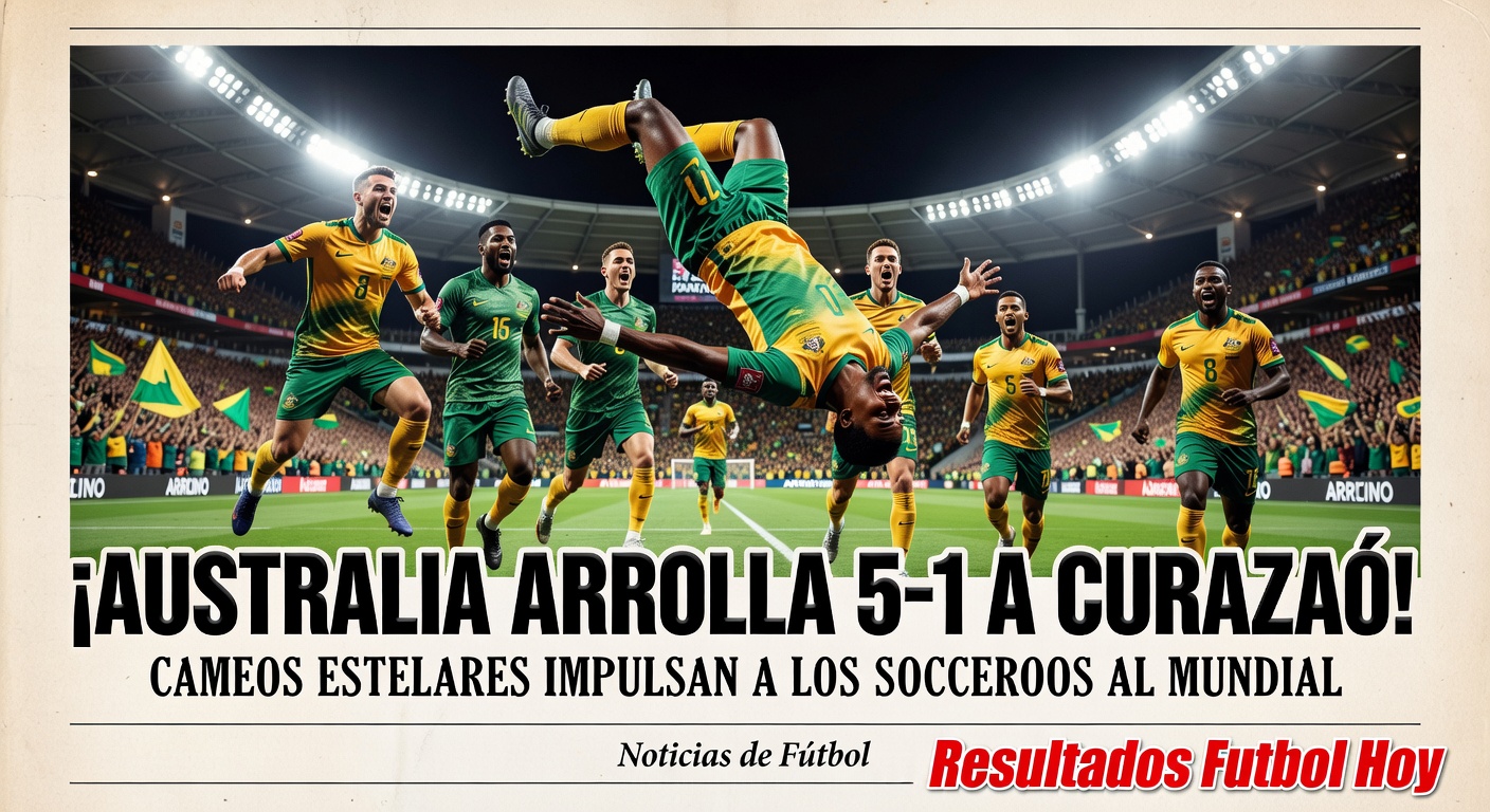 Australia 5-1 Curaçao in international friendly