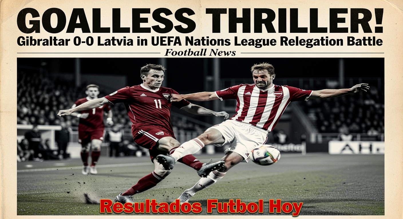 Gibraltar vs Latvia UEFA Nations League Play-off