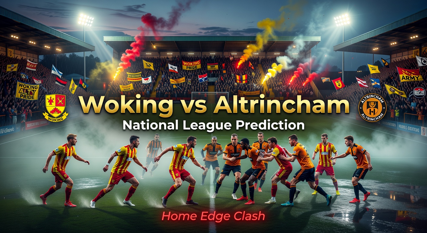 Woking vs Altrincham Pronóstico / Prediction