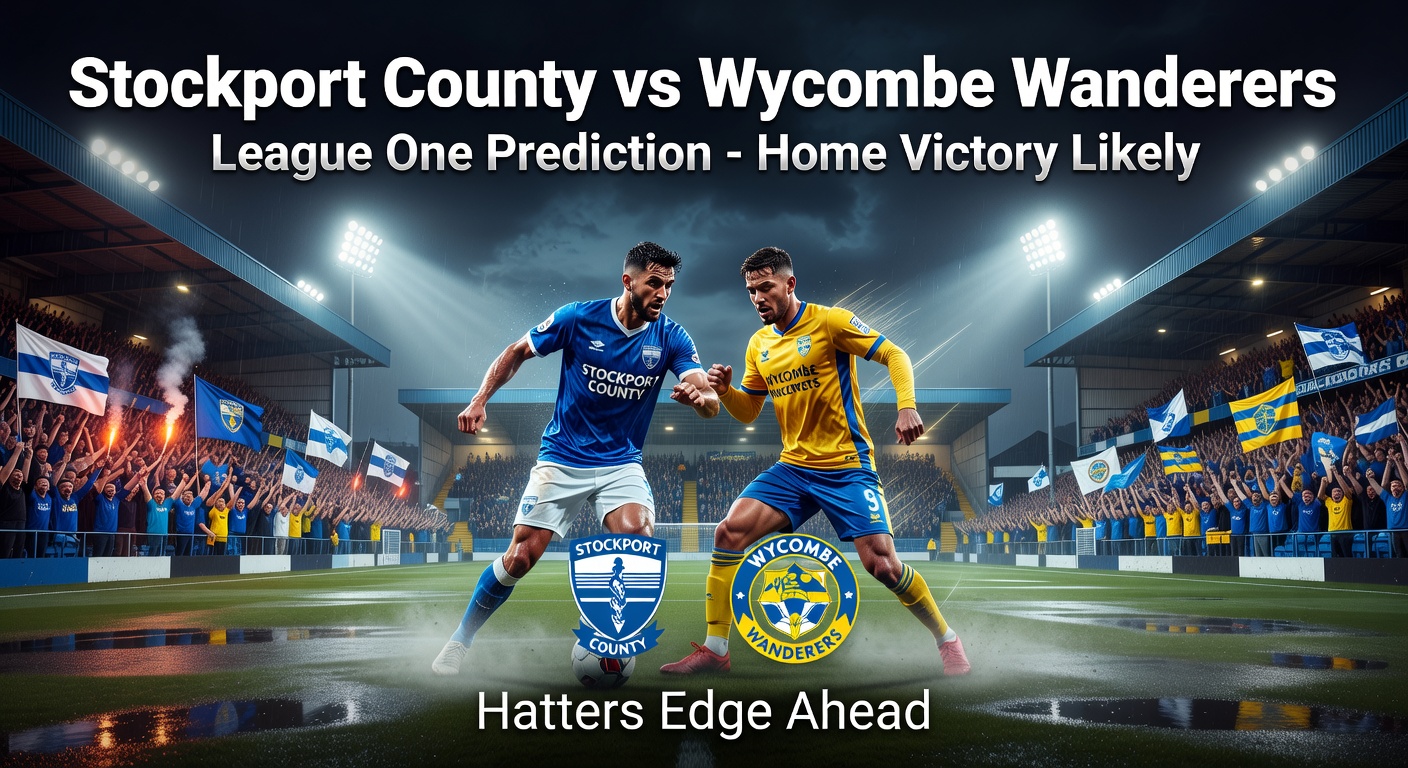 Stockport County vs Wycombe Pronóstico / Prediction