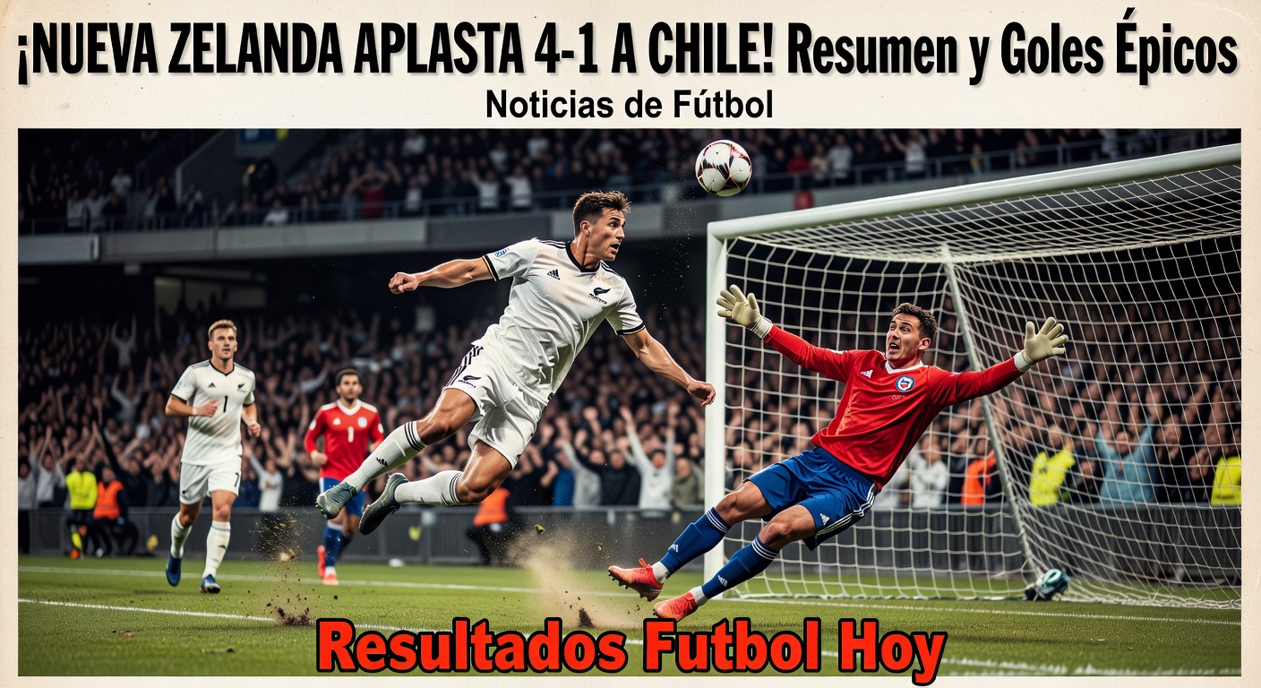 New Zealand 4-1 Chile in Men's International Friendly