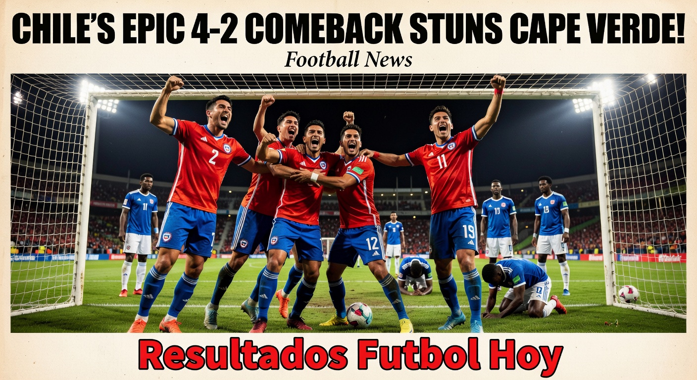 Chile 4-2 Cape Verde in International Friendly