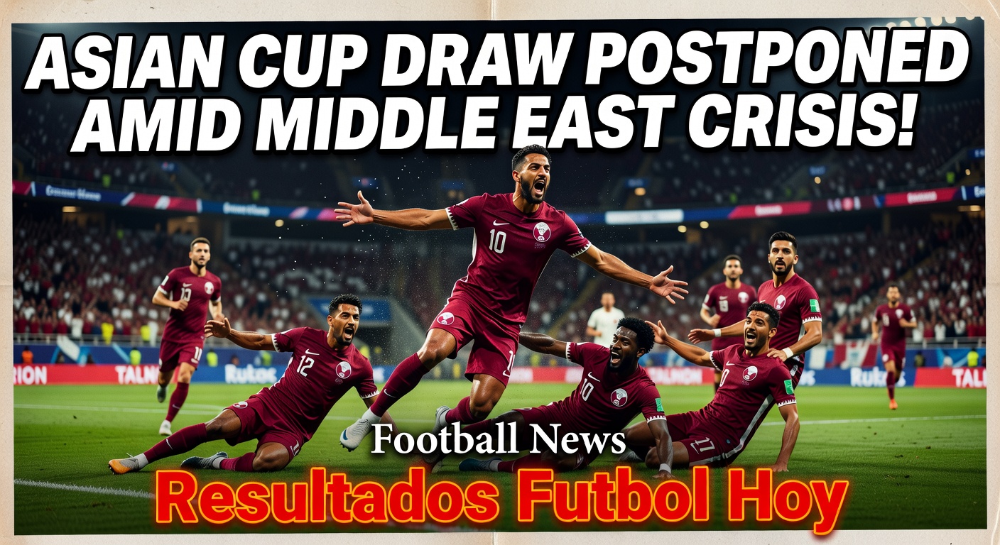 Asian Cup 2027 draw postponed due to ongoing Middle East conflict