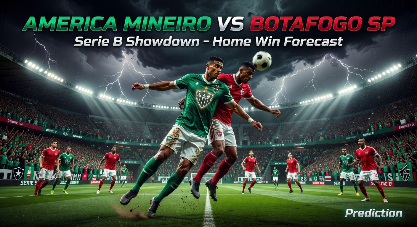 America Mineiro vs Botafogo SP Pronóstico / Prediction