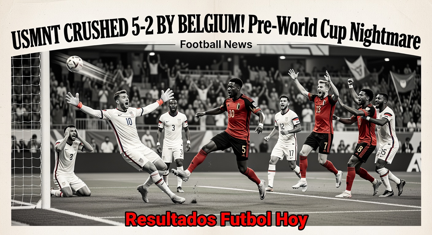 USMNT Suffer 5-2 Defeat to Belgium in World Cup Warm-Up