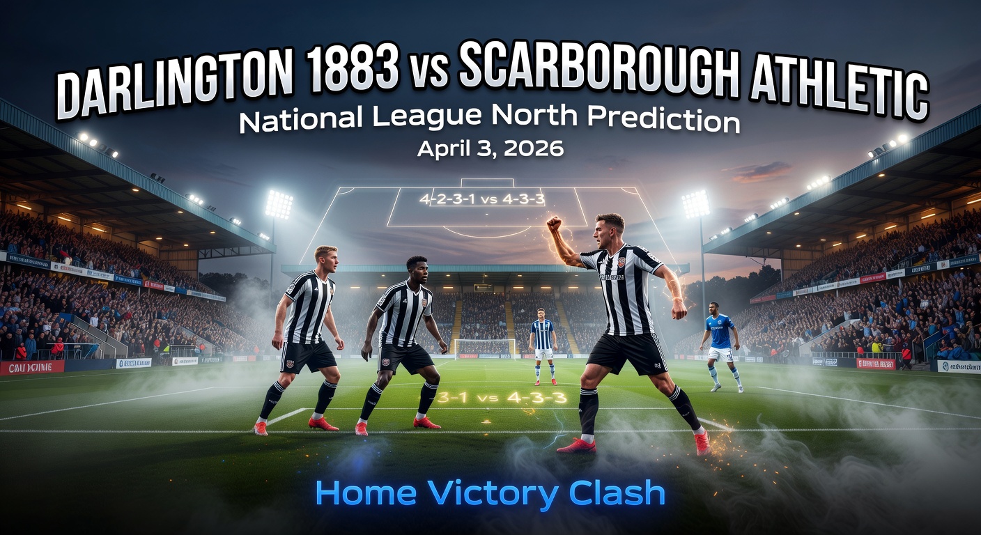 Darlington 1883 vs Scarborough Athletic Pronóstico / Prediction