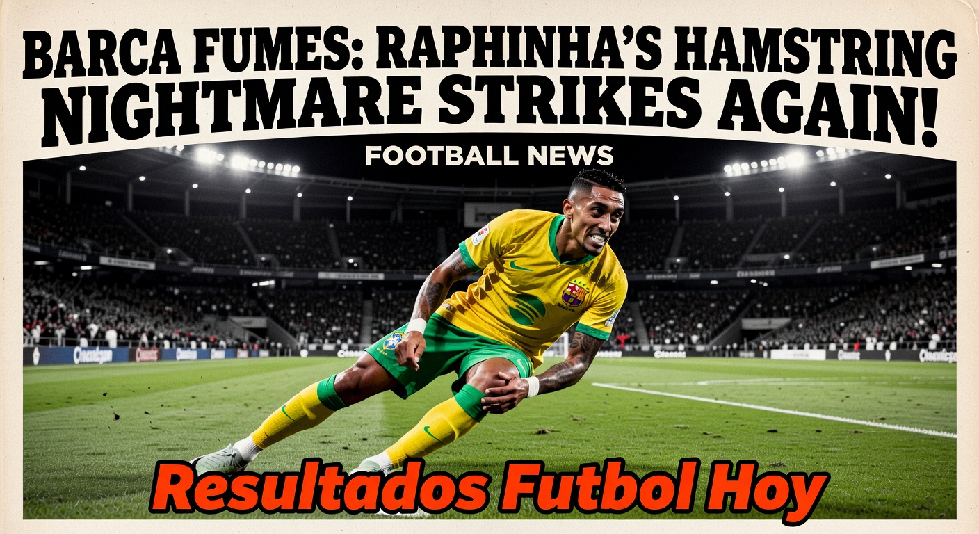 Barcelona's Raphinha Suffers Injury Setback