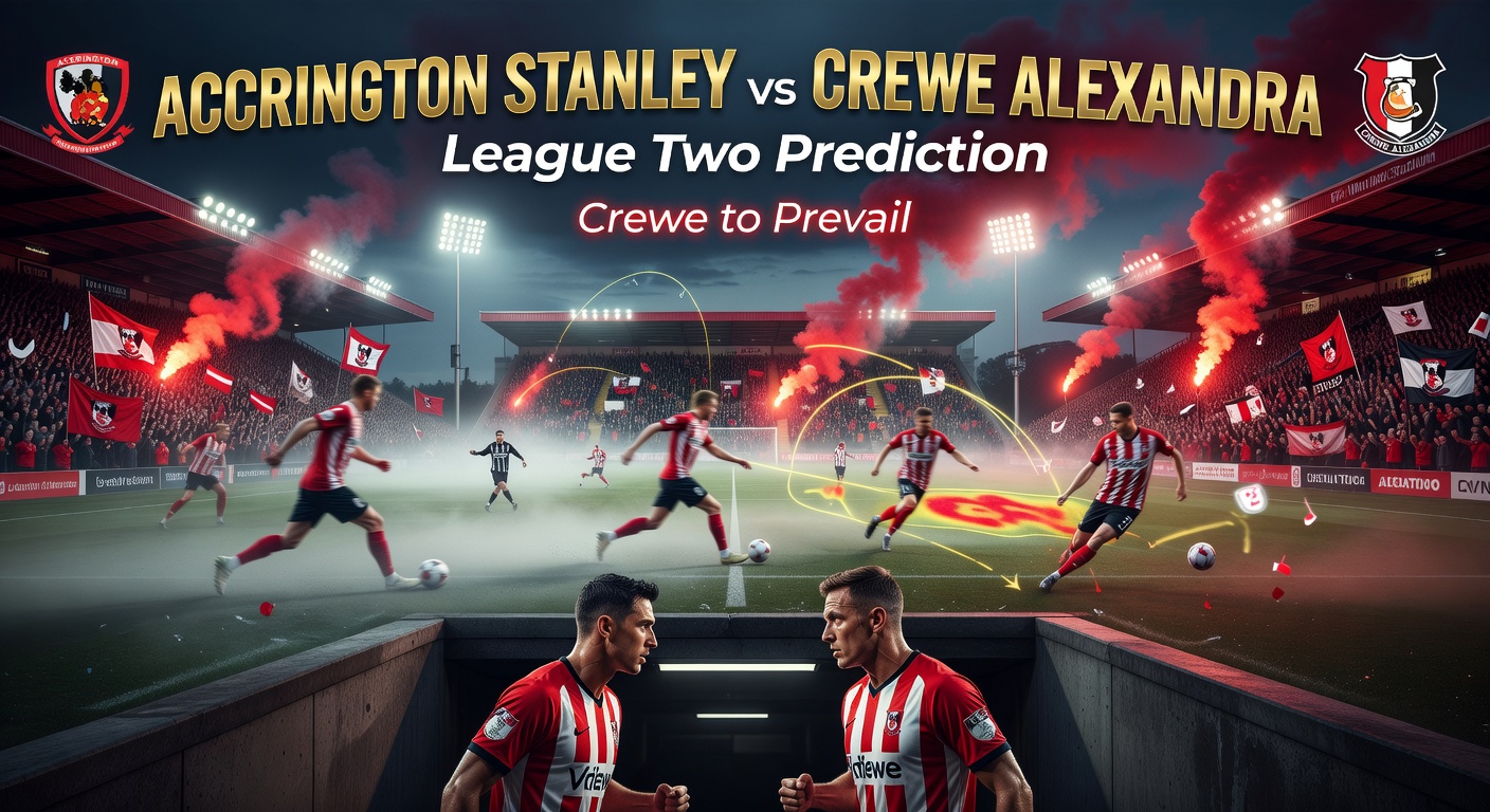 Accrington ST vs Crewe Pronóstico / Prediction